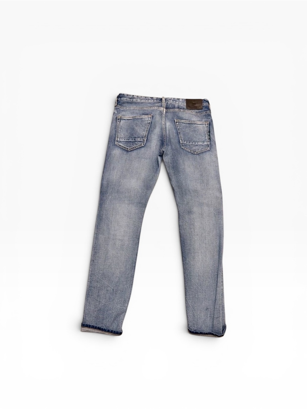 Scotch & Soda Ralston Slim Fit Jeans Men’s 31/32 • Light Wash Distressed Denim - Picture 4 of 5